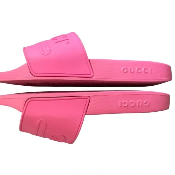 Gucci Women's Vibrant Pink Slide Sandals